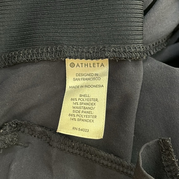 Athleta Brooklyn Ankle Navy Blue Pants Size 10 - Picture 11 of 12